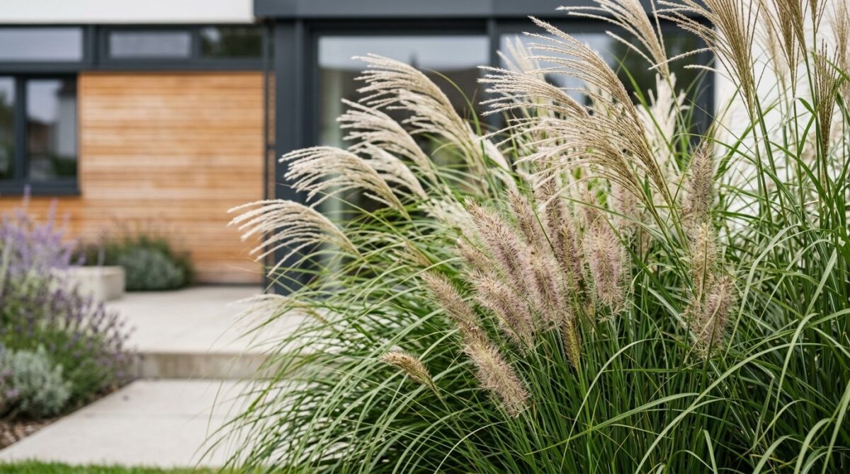 entdecken Sie, wie Ziergräser Ihrem Garten durch Höhe und Bewegung eine dynamische Struktur verleihen und ihn in eine beeindruckende Gartenlandschaft verwandeln